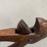 Old wooden nutcracker / Folk art