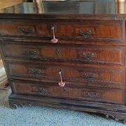 Antique inlaid commode - Italy, 17th century