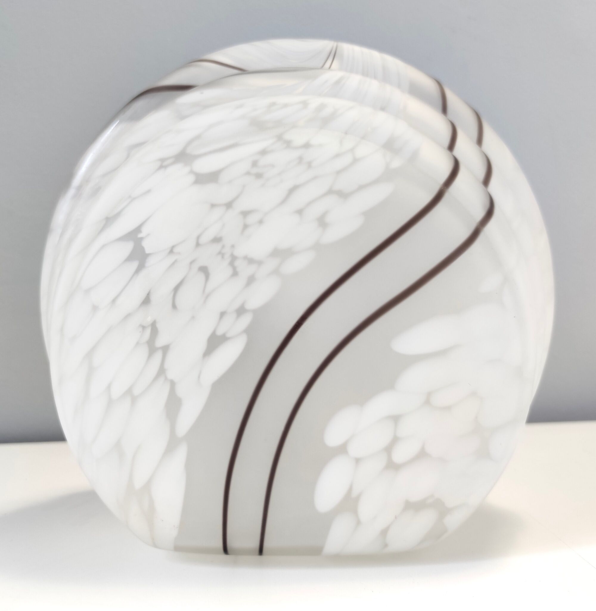 Postmodern murano glass table lamp