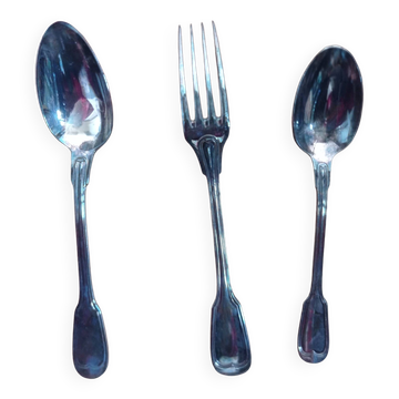 Set De Couverts En Argent - Argenterie