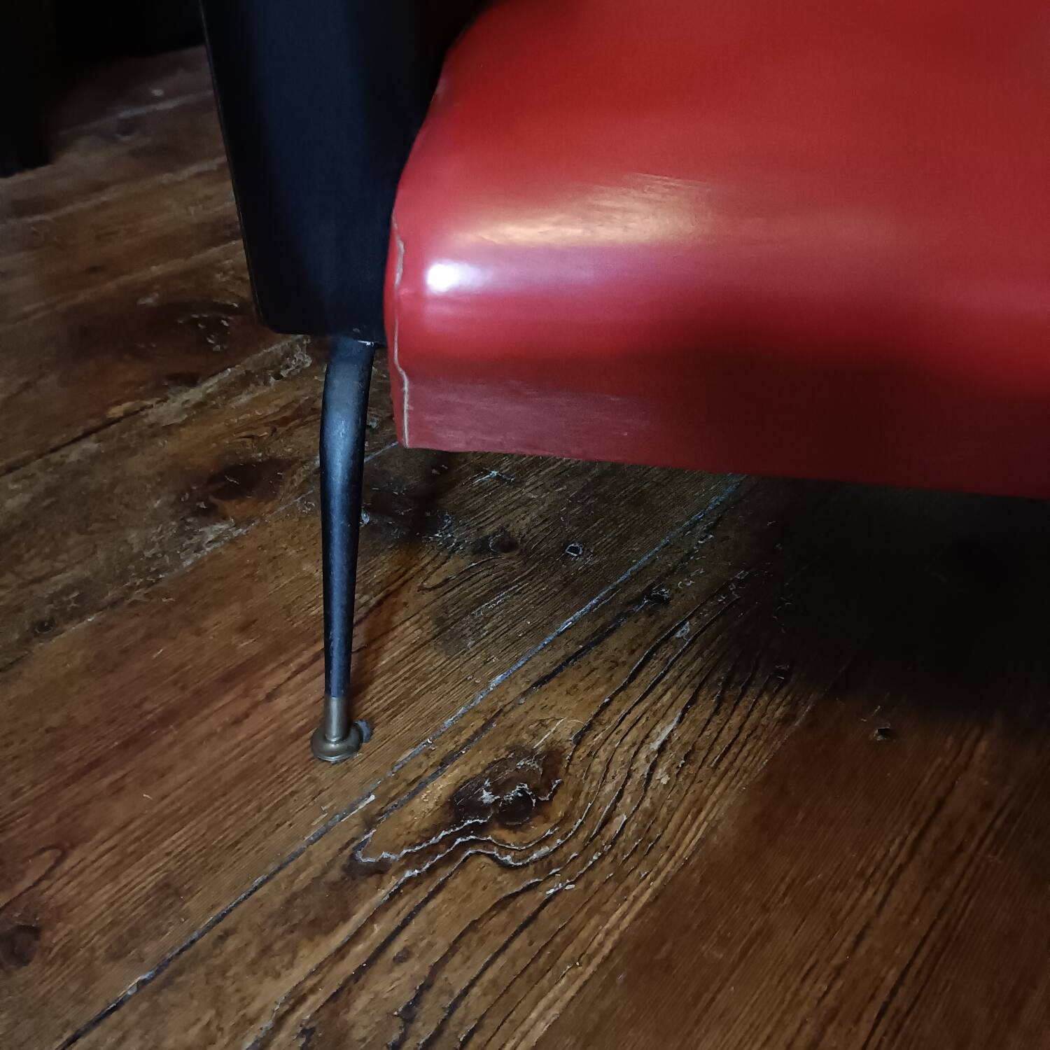 Vinyl armchair, 1960s