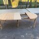 Renovated Louis Philippe round extendable dining table 118-200cm 19th century