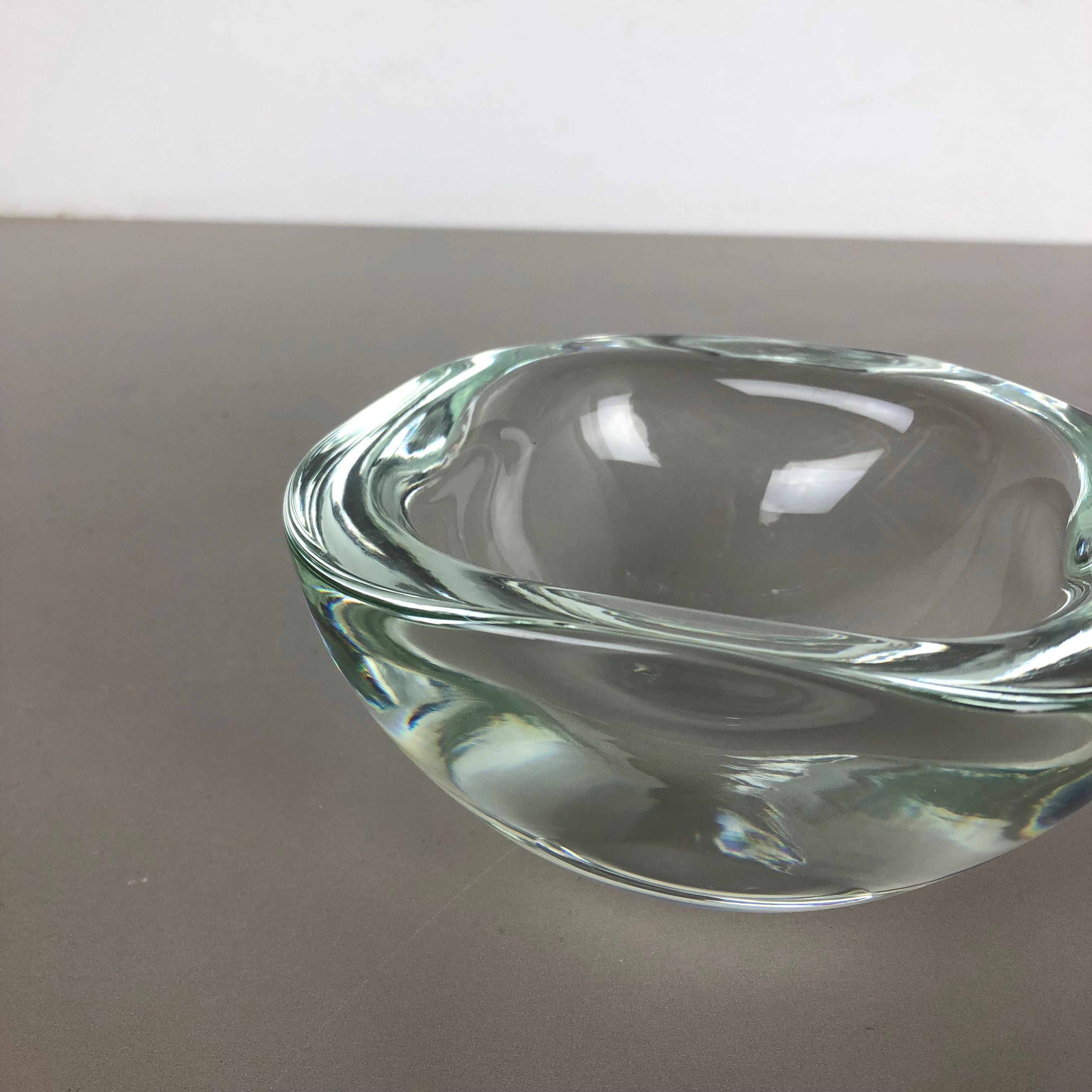 Murano glass shell bowls by Cenedese Italy, 1960
