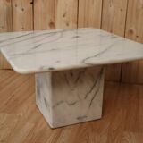 White marble coffee table