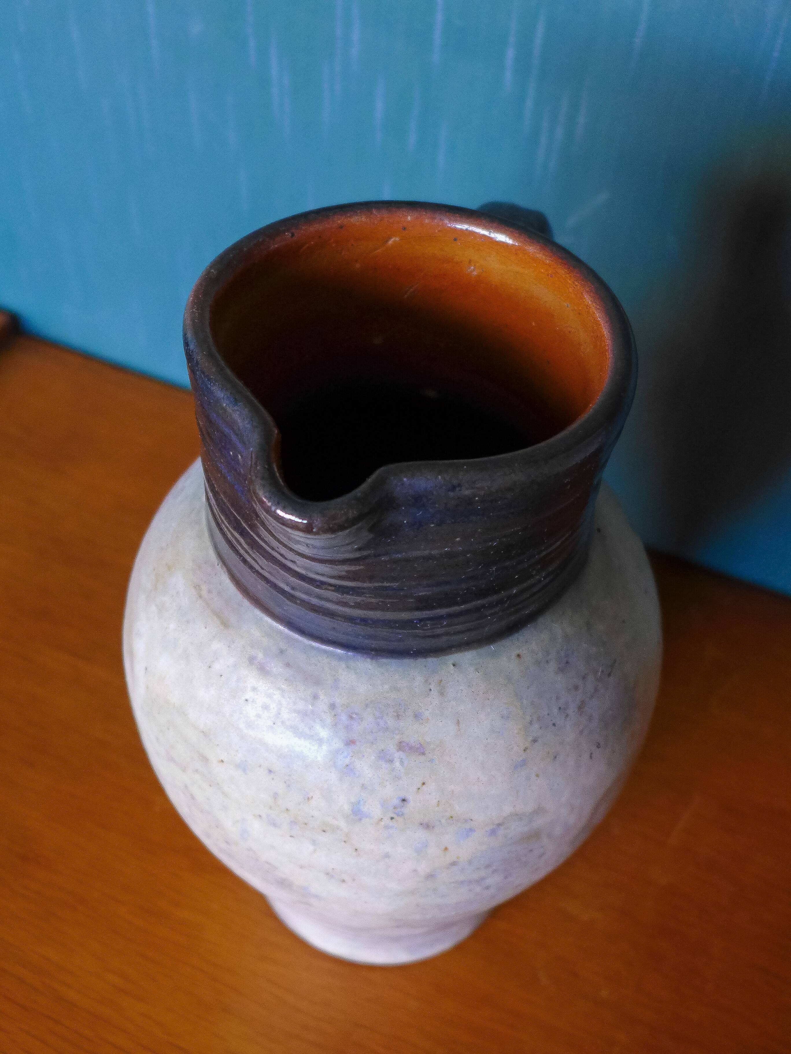 Vintage stoneware pitcher