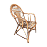 Vintage Italian bamboo chair