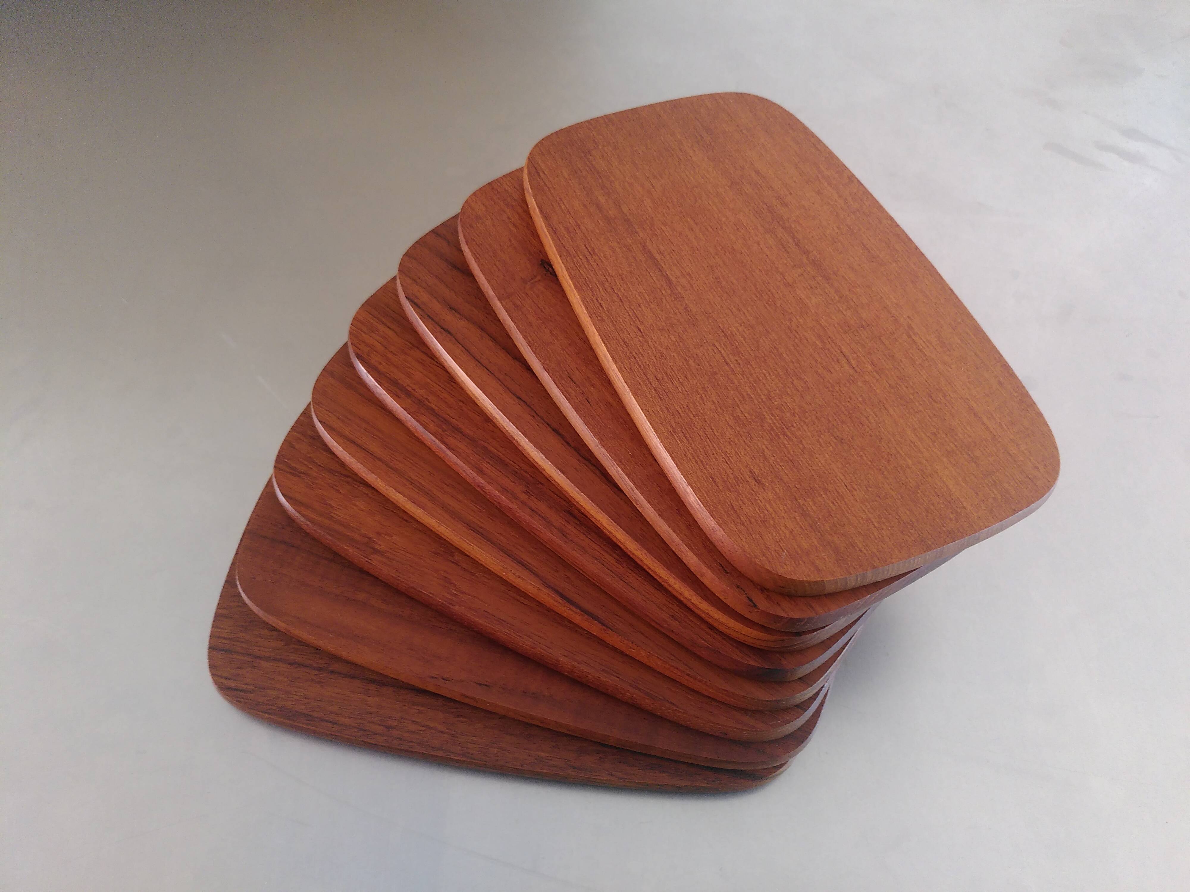Toast boards/plates or teak breakfast, Scandinavian style