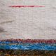 Housse de coussin artisanale en coton recyclé tissé main