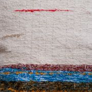 Housse de coussin artisanale en coton recyclé tissé main