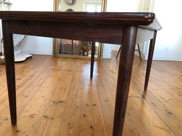 Table scandinave  made in Danemark en palissandre