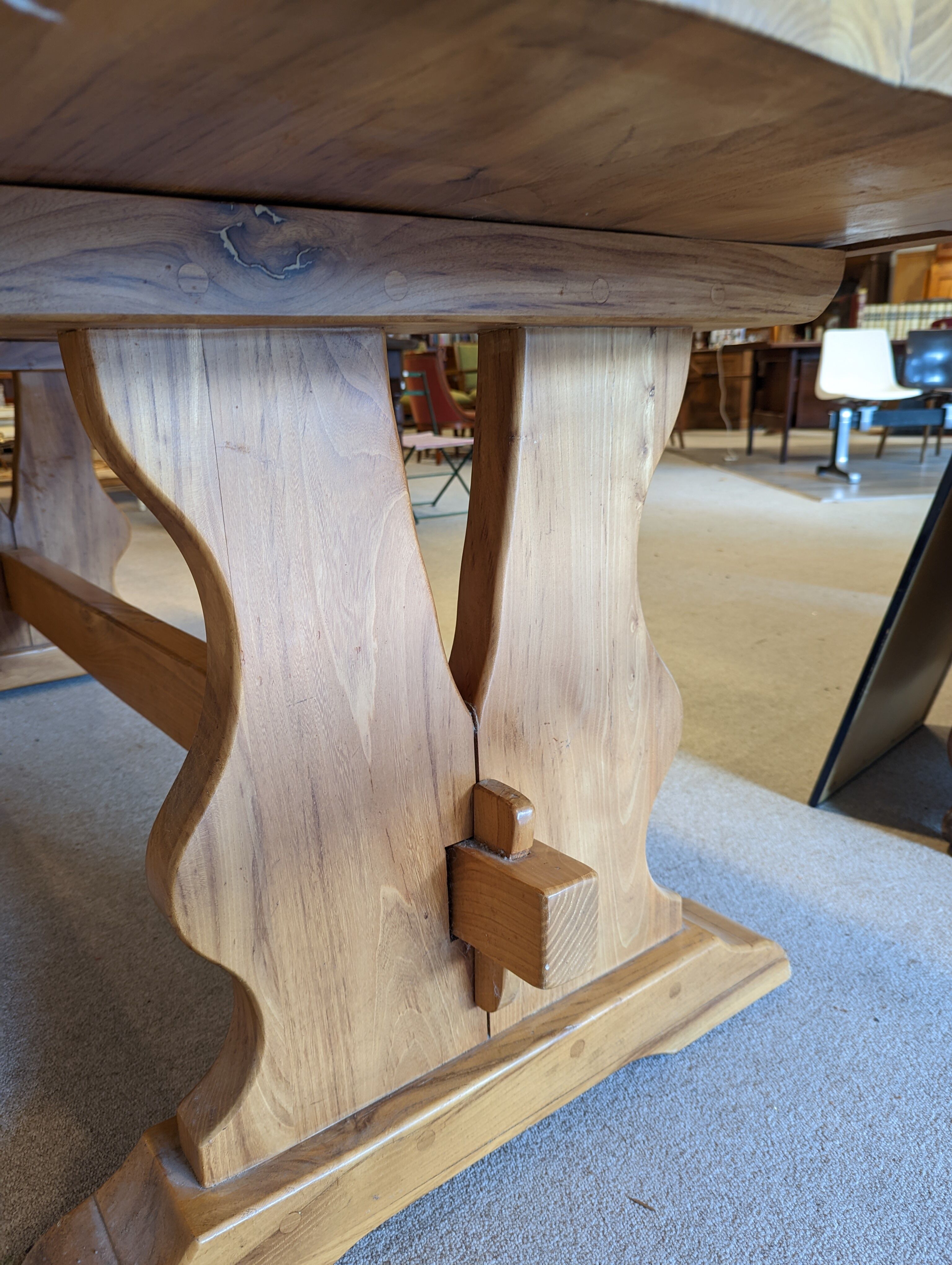 Elm monastery table