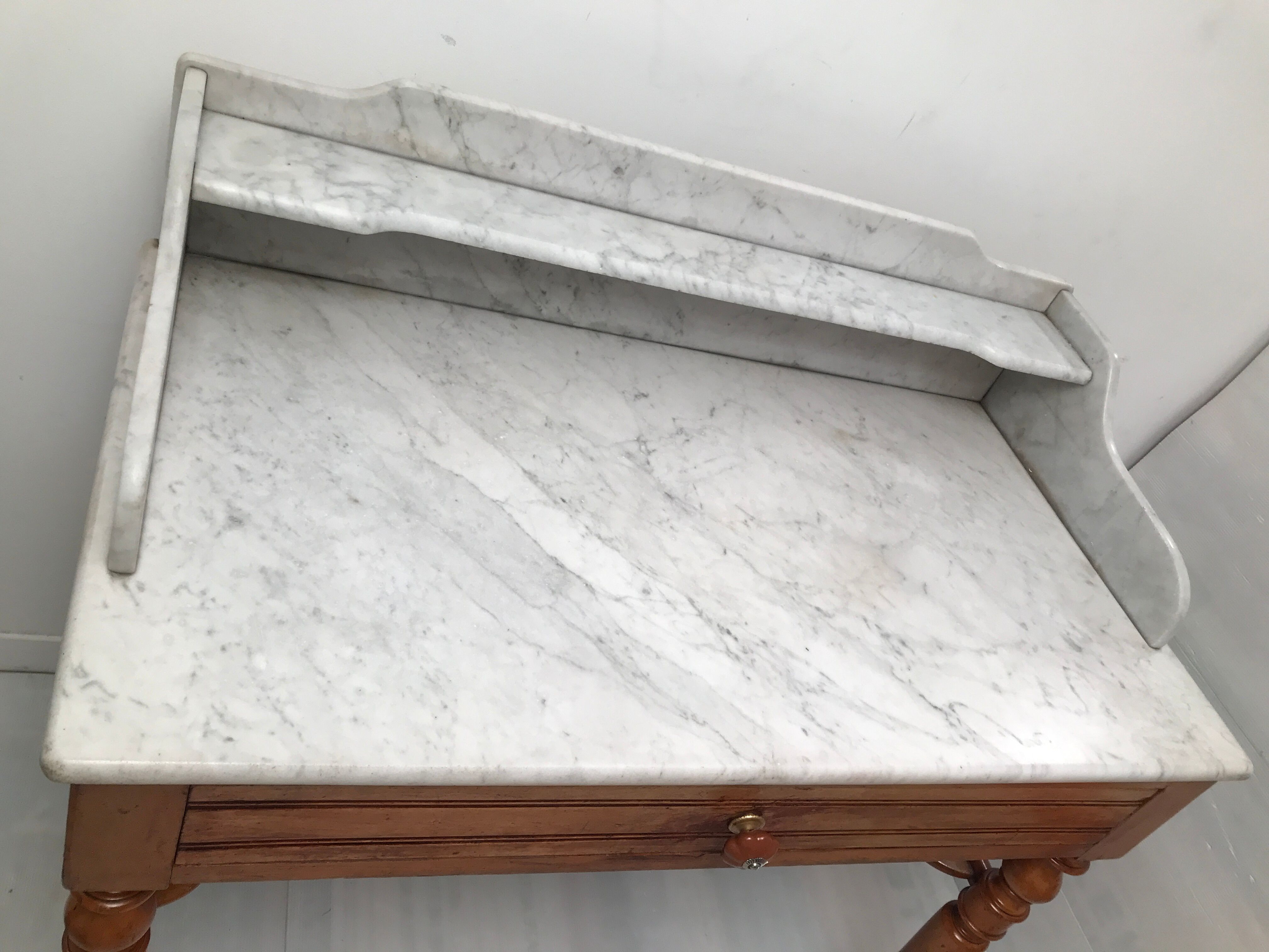 Dressing table marble style Henri II 1900s