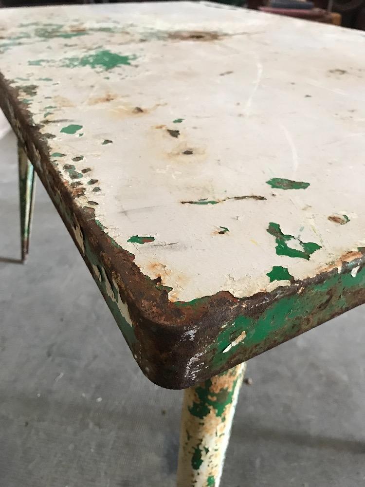 Paire de tables de jardin Tolix françaises