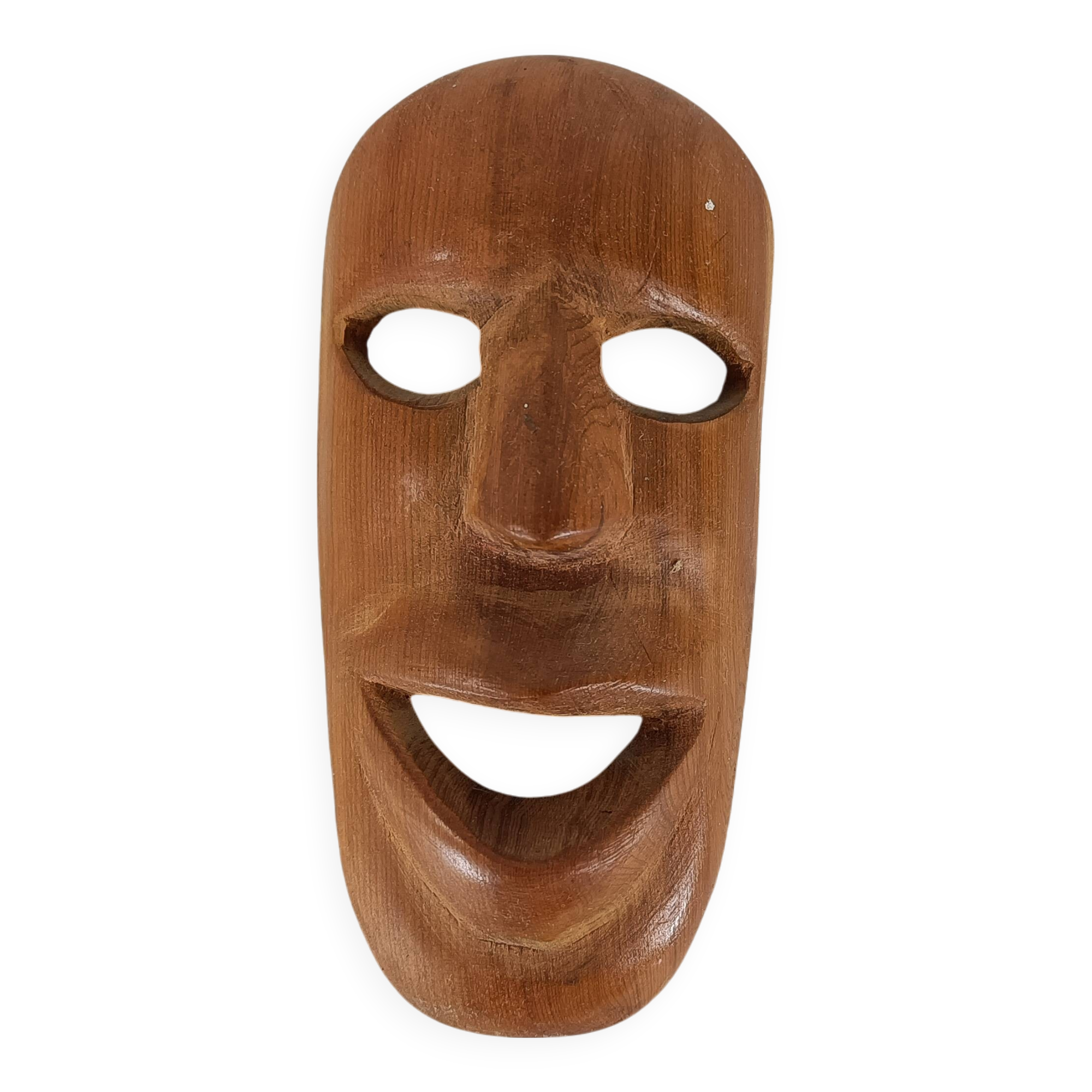 Masque tribal décoratif en bois Z016
