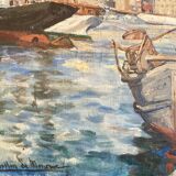 Tableau - Le port de Marseille