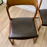Pair of Baumann Sleigh chairs