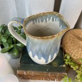 “Rhoda” glazed stoneware pitcher