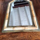 Vintage brass mirror