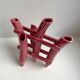 Soliflore en barbotine ancienne bambou rose années 50