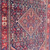 Tapis ancien persan de Mahal fait main 126x197 cm