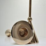 Pair of solid brass candle holders 80