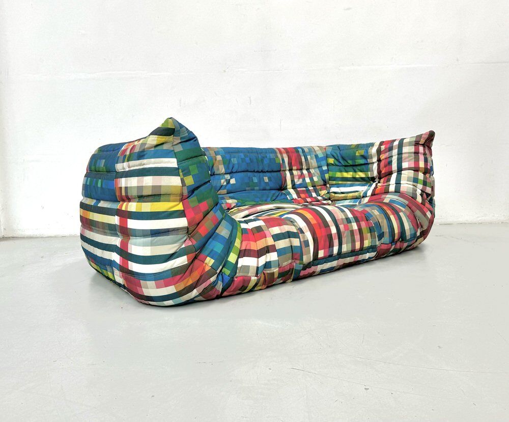 Limited edition Togo Shanghai 3-seater sofa with armrests by Cristian Zuzunga for Ligne Roset, 2012