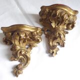 Paire de consoles d'appliques