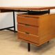 Vintage mahogany desk by Pierre Guariche edition Minvielle, 1960
