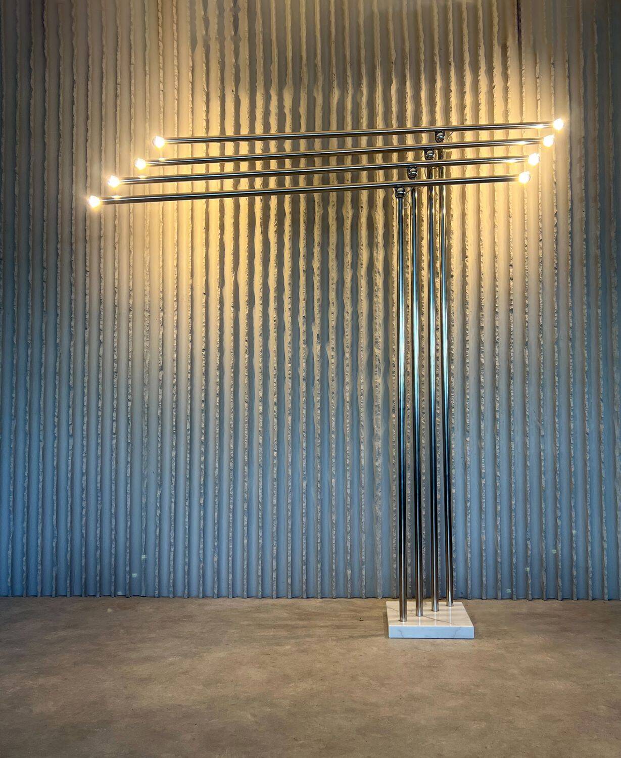 “Giraffa” Adjustable Floor Lamp by Sergio Moscheni for Selenova, Italy — 1970s