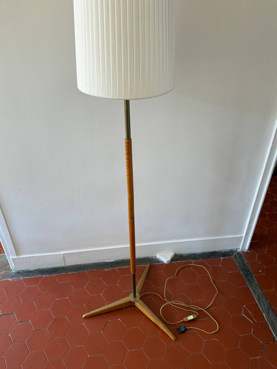 Lampadaire milieu de siècle scandinave