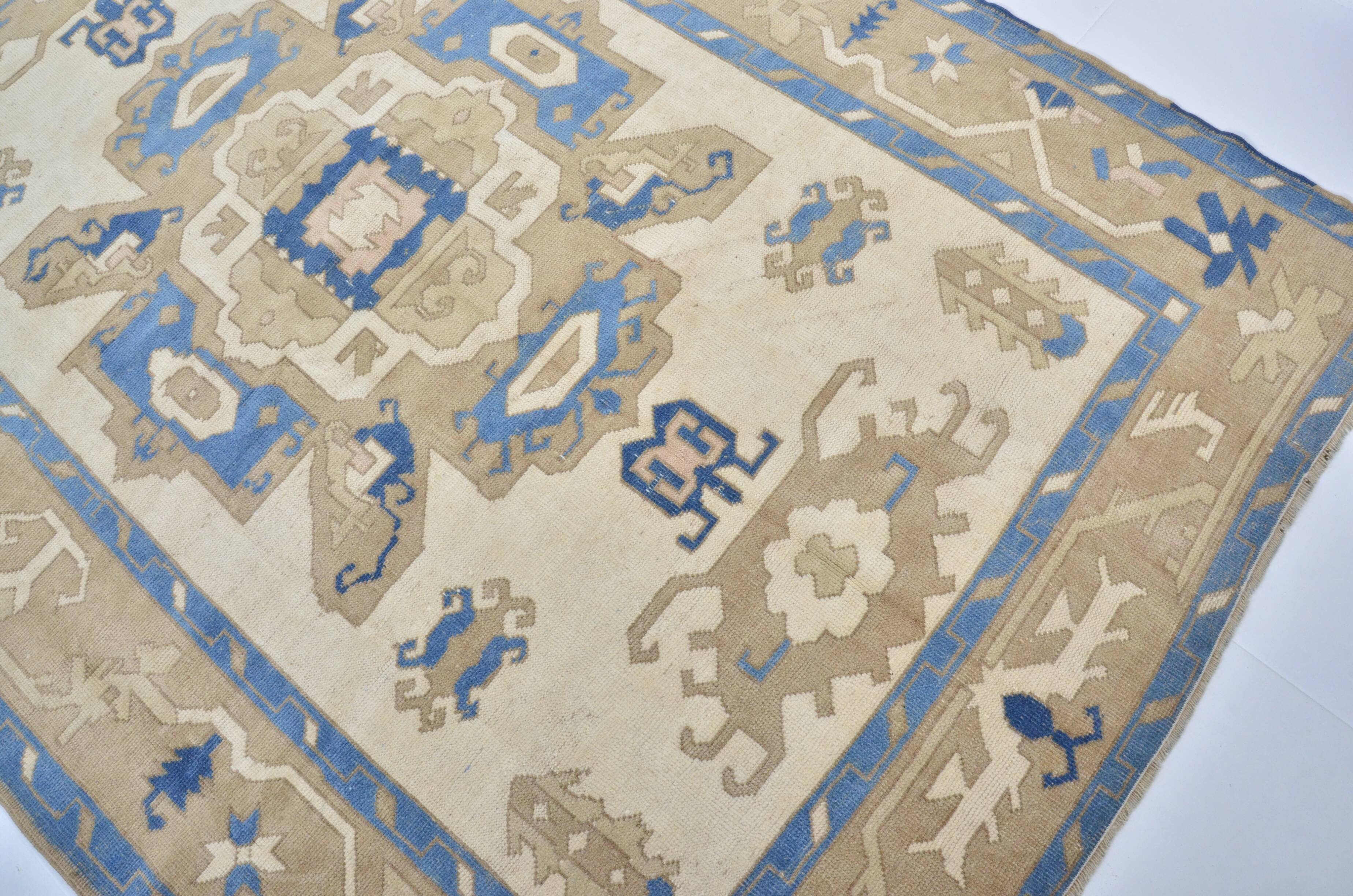 Oversized Oushak rug sku 3518