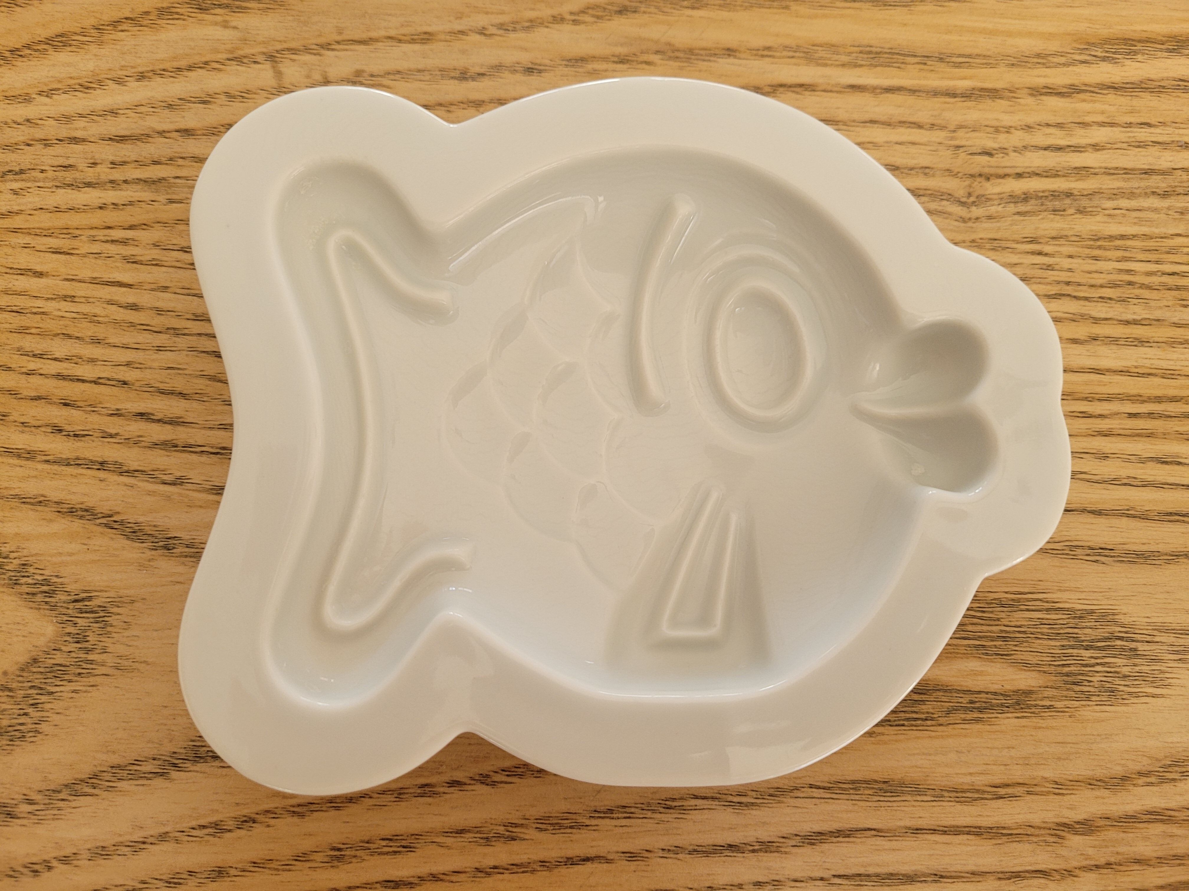Fish porcelain mold