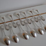 12 tablespoons metal argente orfevre frionnet francois