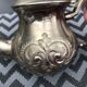 Silver metal teapot