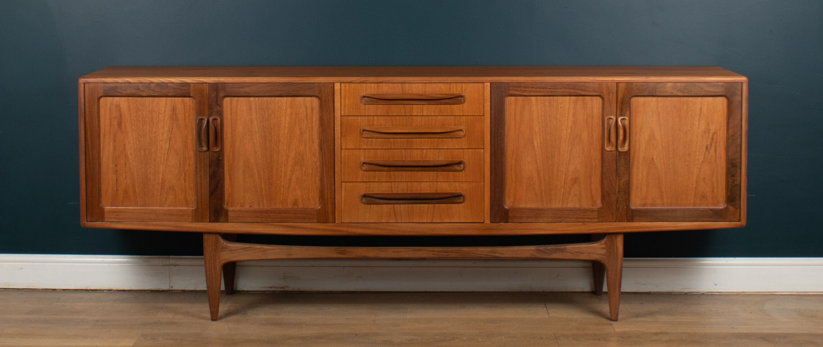 Long Restored Teak Retro 1960s G Plan Fresco Long John Mid Century Sideboard