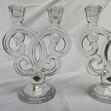 Pair of Cristallin candle holders