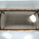 Coffee table bamboo smoked glass