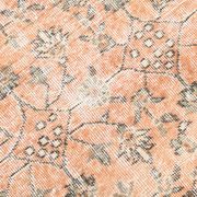 Tapis floral orange vintage, 340x85cm