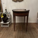 kidney-shaped coffee table