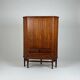 Scandinavian rosewood corner cabinet, Denmark, 1960s