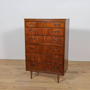 Commode en teck de style Mid-Century, Danemark, années 1960