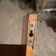 Set of 5 oak wall shelves Marcel Gascoin 50s reconstruction