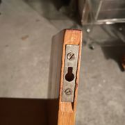 Set of 5 oak wall shelves Marcel Gascoin 50s reconstruction