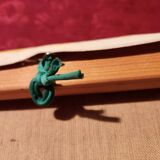 Oil painting on canvas Provençal landscape Village around its bell tower