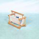 Bohemian magazine rack in vintage 70s pine style.