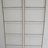 Wall shelf black metal weathered metal