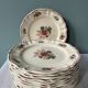 Set of 12 dessert plates Agreste Digoin Sarreguemines