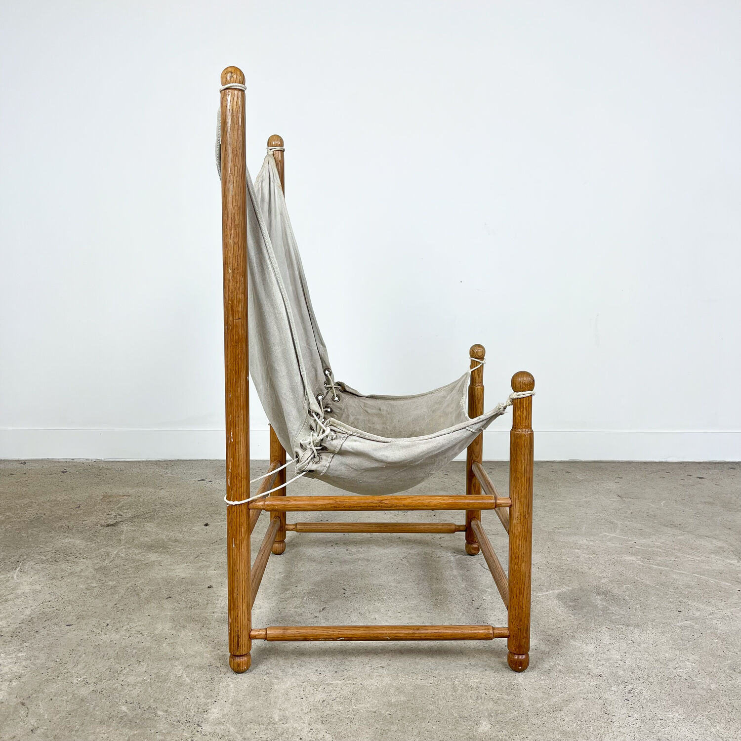 Fauteuil hamac bohème vintage