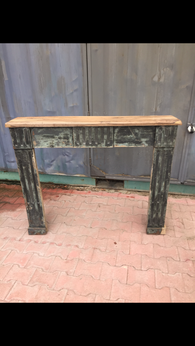 Old fireplace mantle