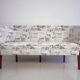 Danish two-seater sofa in beech model 2240 by Fritz Hansen
